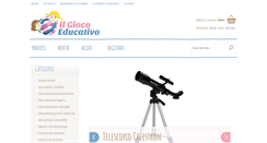 Desktop Screenshot of giocoeducativo.com