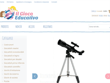 Tablet Screenshot of giocoeducativo.com